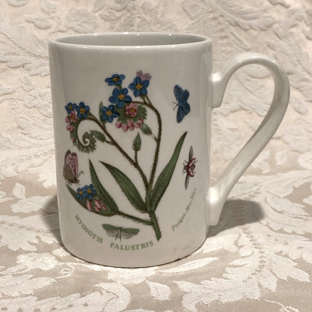 Portmeirion Botanic Garden Forget-Me-Not 10 oz Coffee Tea Mug